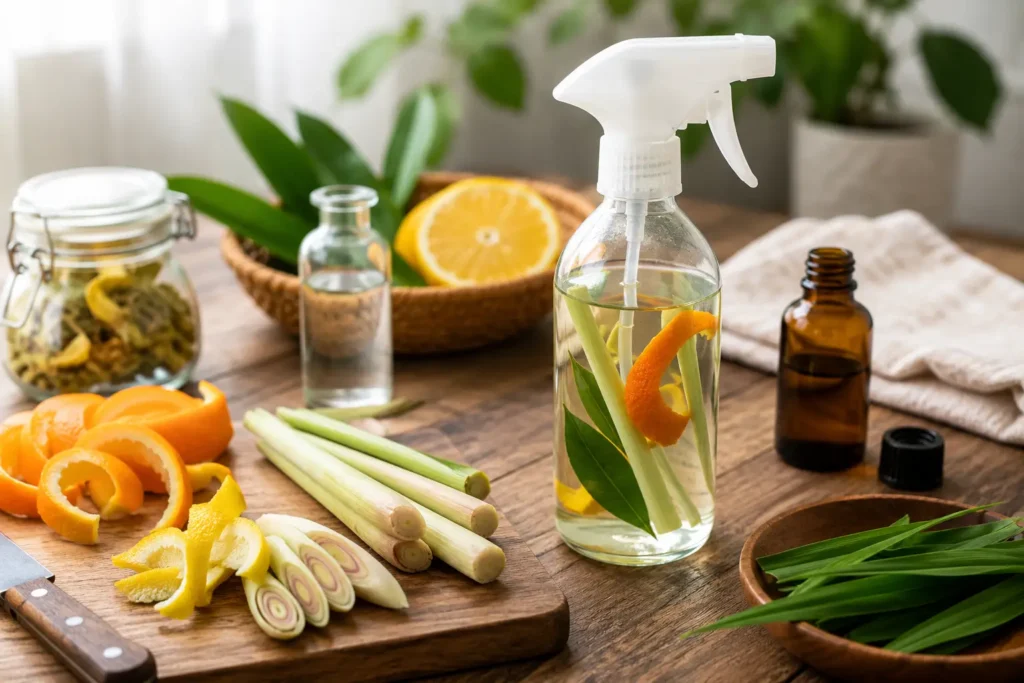 Cara Membuat Aromaterapi Sendiri di Rumah 2 Cara Membuat Aromaterapi Sendiri dalam Bentuk Semprotan Ruangan