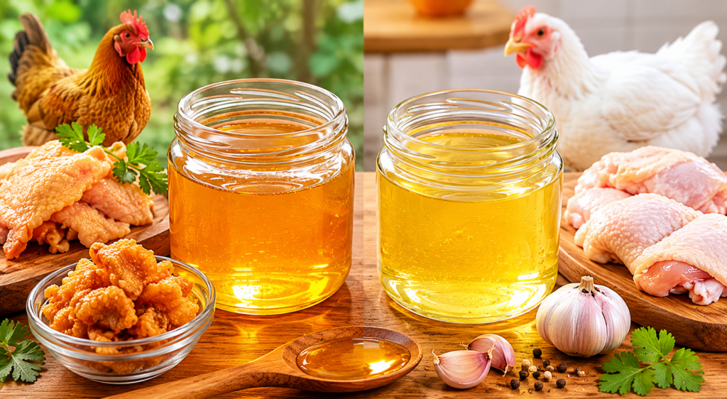 Minyak Ayam Kampung vs Minyak Ayam Broiler
