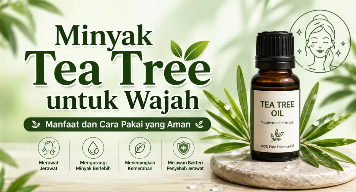 Minyak Tea Tree untuk Wajah: Manfaat dan Cara Pakainya 1 Minyak Tea Tree untuk Wajah